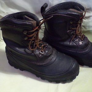 Adult Muck Slush Winter Boots, 6, Leather Rubber